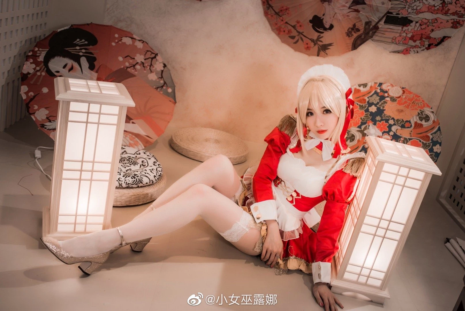 FATE 尼禄·克劳狄乌斯 女仆 @小女巫露娜 (9P)(9)