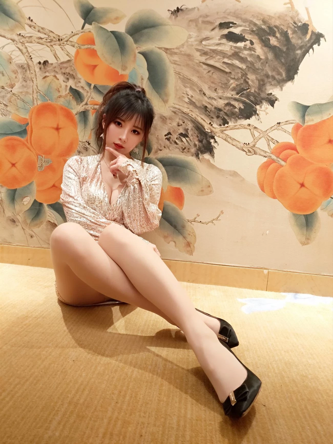 小女巫露娜 亮片裙肉丝(12)