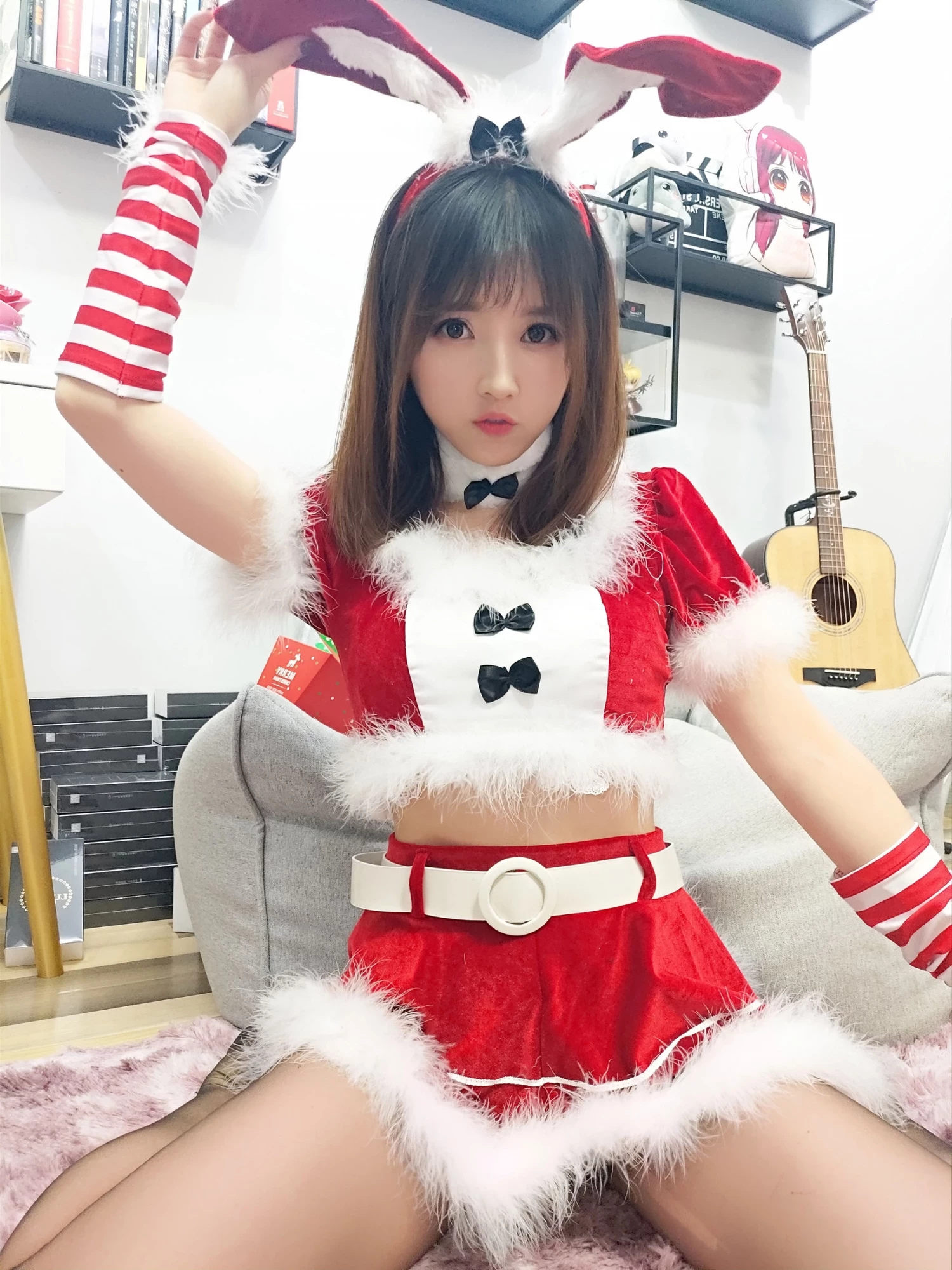 斗鱼主播小女巫露娜 - 圣诞装(22)