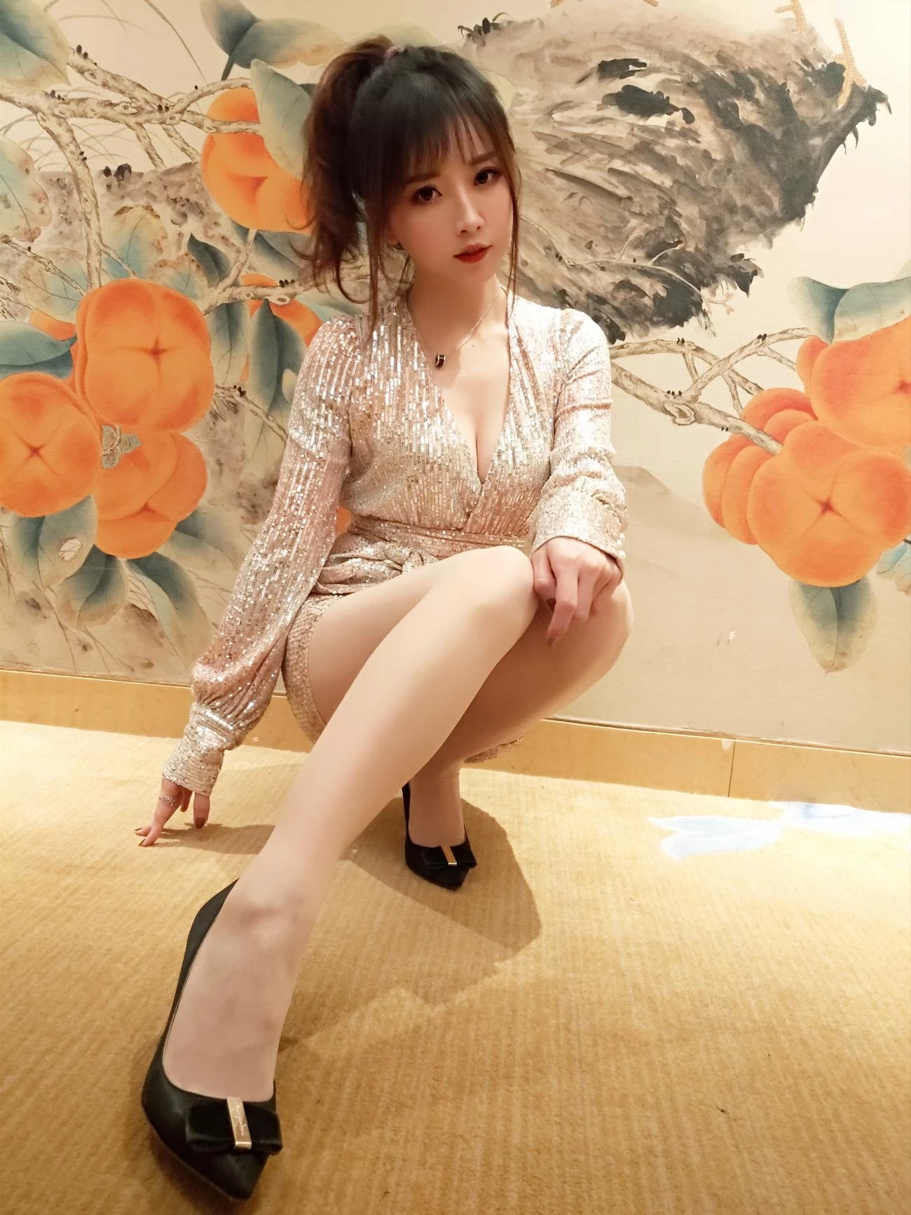 小女巫露娜 亮片裙肉丝(15)