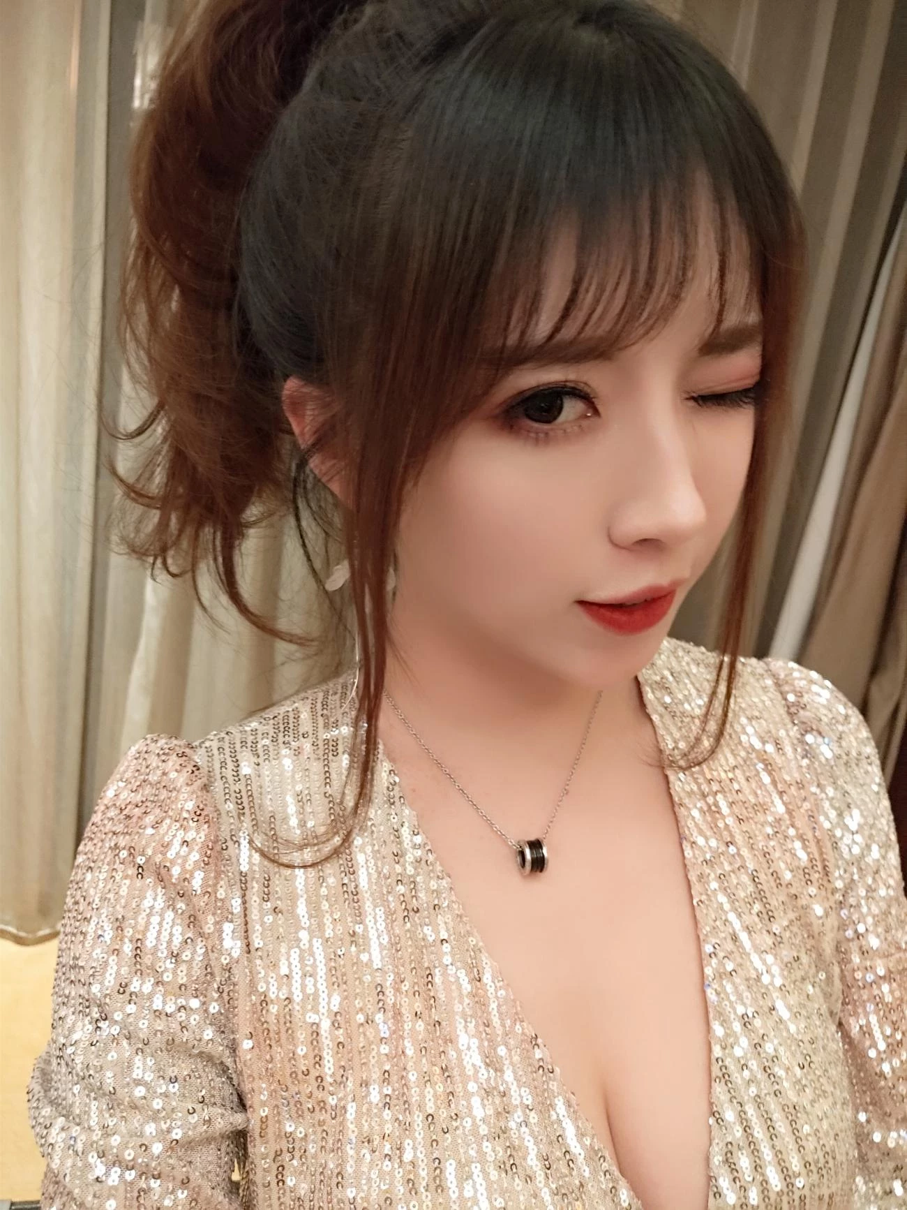 小女巫露娜 亮片裙肉丝(9)