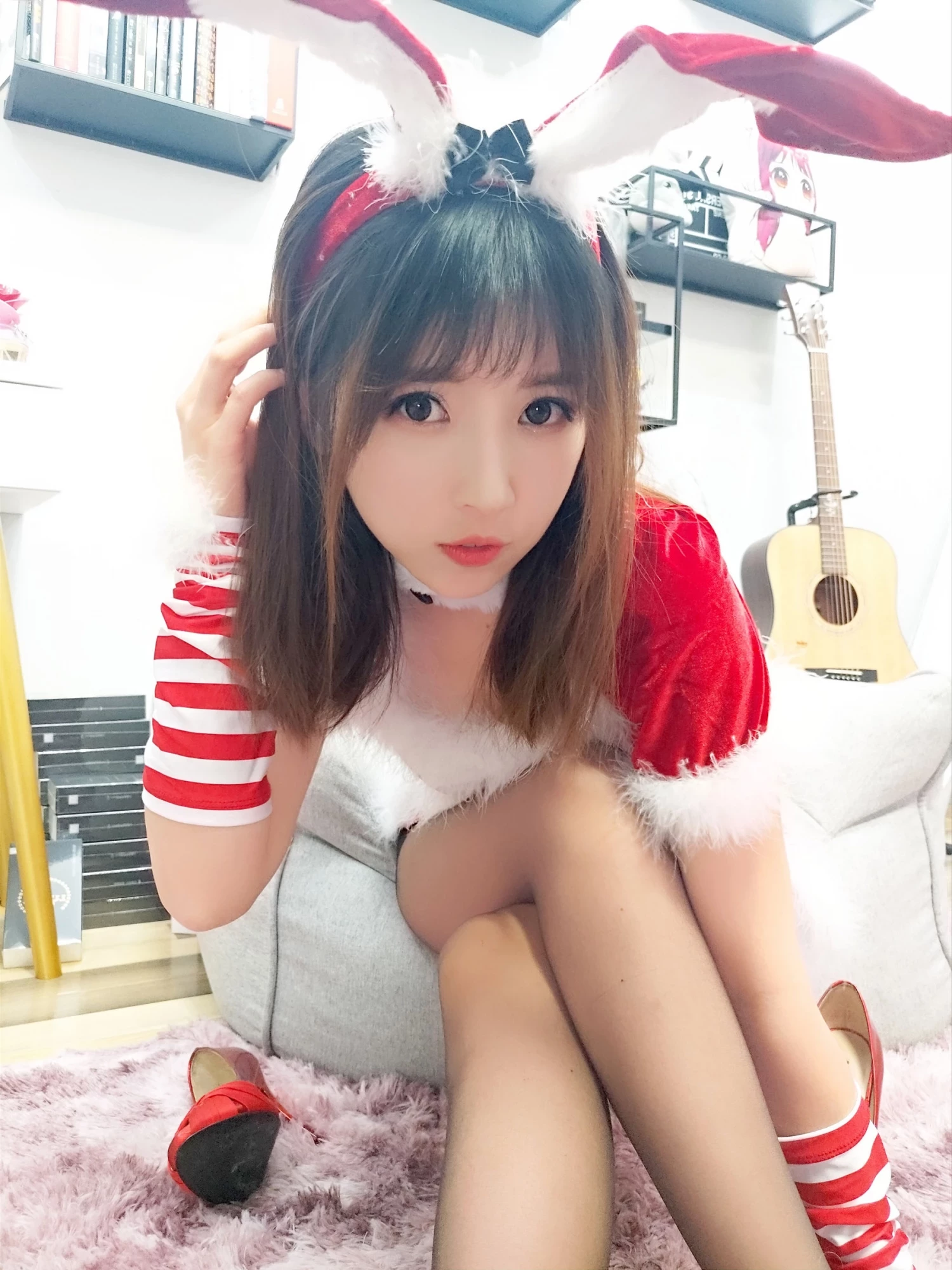 斗鱼主播小女巫露娜 - 圣诞装(21)