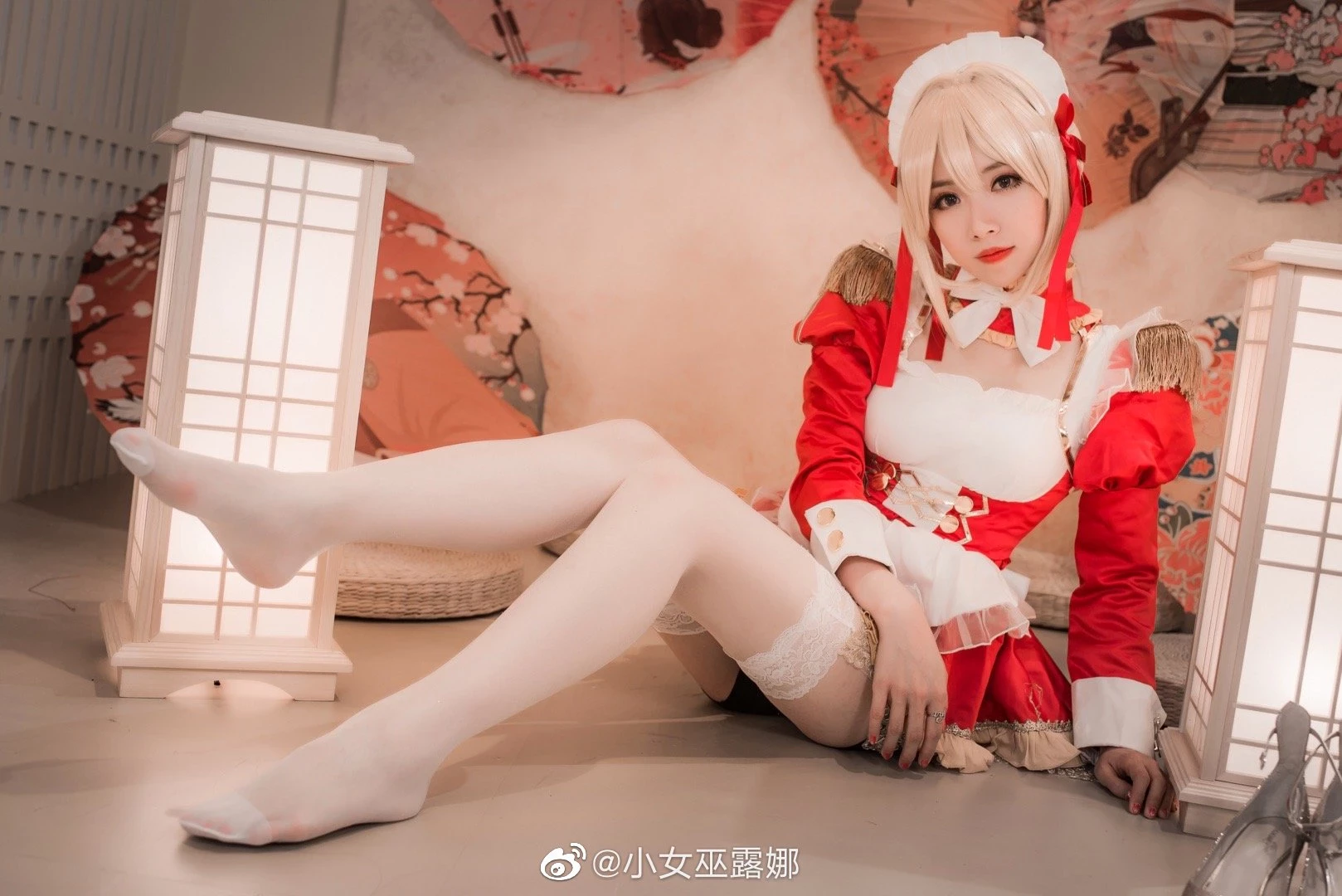 FATE 尼禄·克劳狄乌斯 女仆 @小女巫露娜 (9P)(7)
