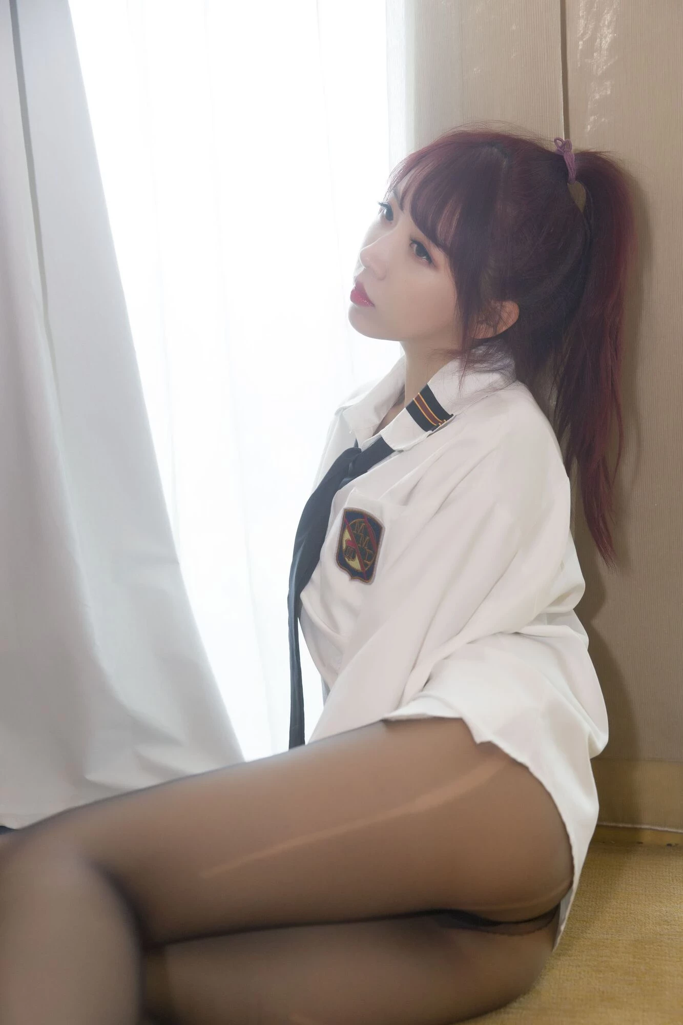 斗鱼主播小女巫露娜 - 白色衬衫(15)