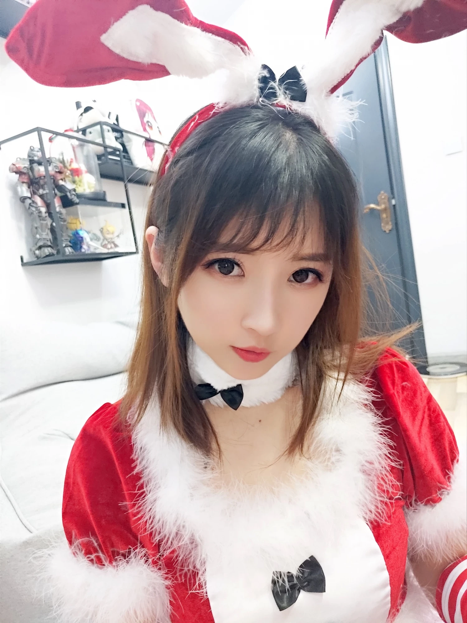 斗鱼主播小女巫露娜 - 圣诞装(36)