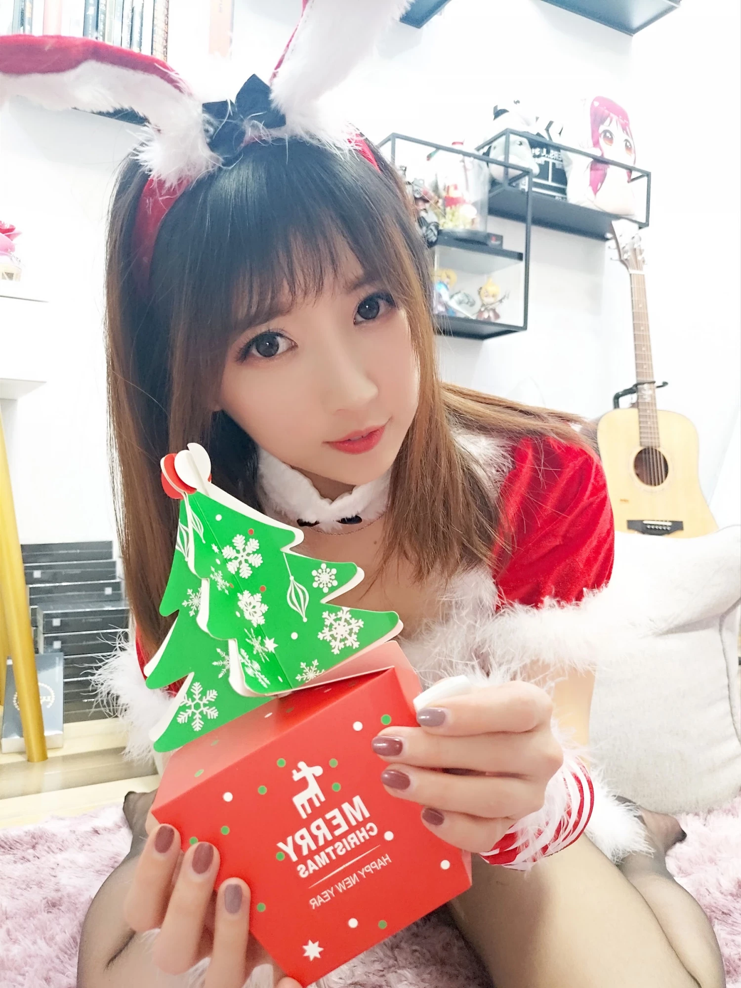 斗鱼主播小女巫露娜 - 圣诞装(25)