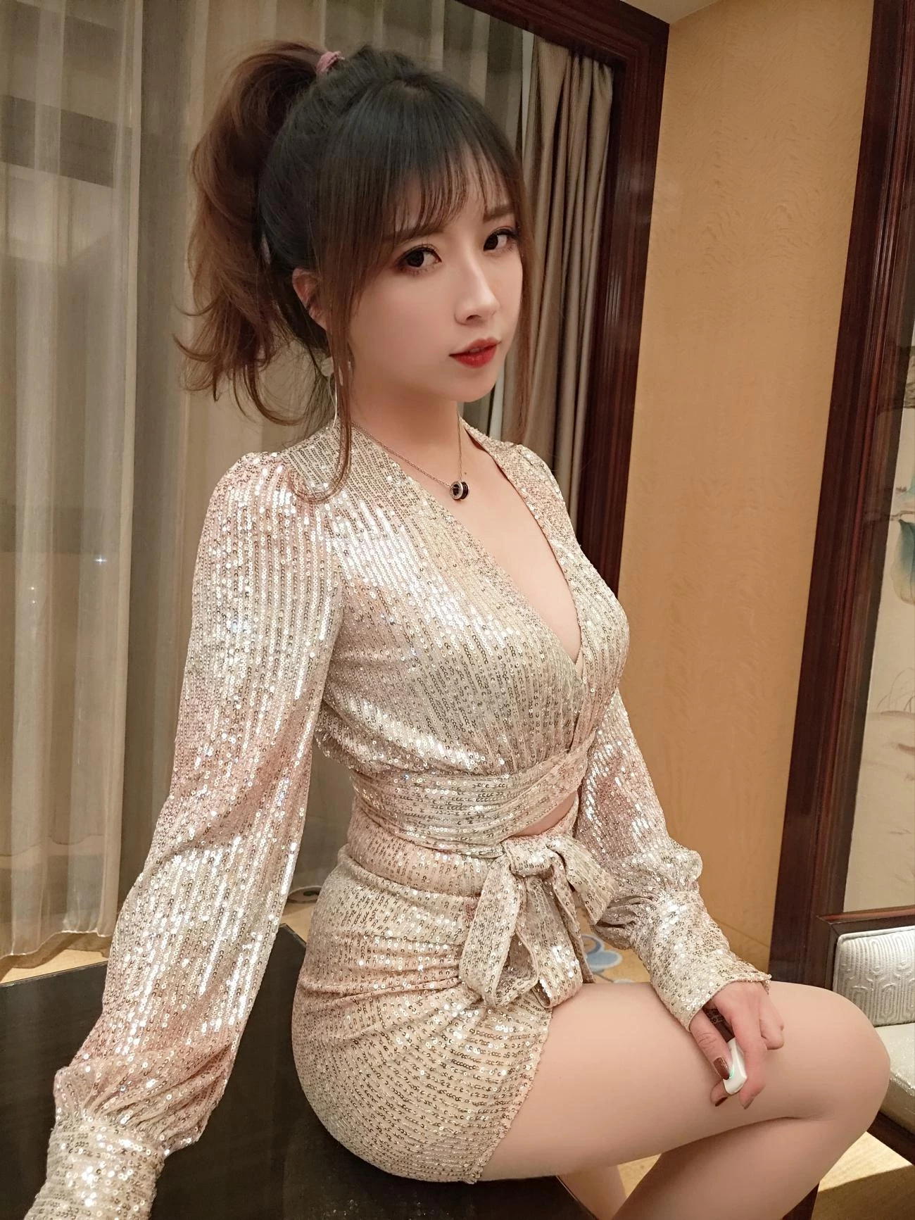 小女巫露娜 亮片裙肉丝(8)